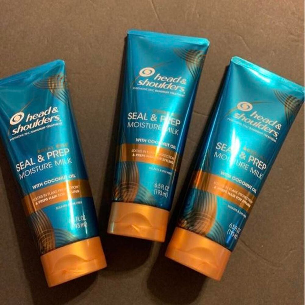 Head & Shoulders Seal & Prep Moisture Milk bundle of 3